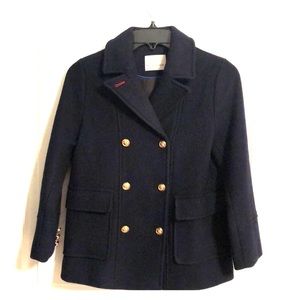 Wool pea coat. Girls
